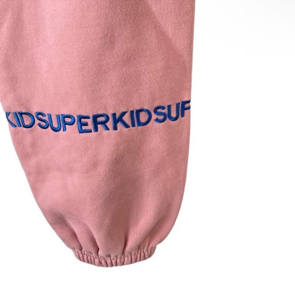 LUISAVIAROMA KIDSUPER STUDIOS Kidsuper Logo Cotton Sweatpants Size Small - Picture 12 of 16